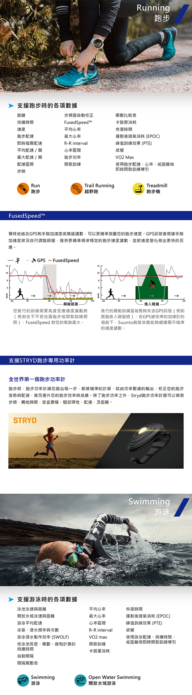 SUUNTO 9 Baro 超長電池續航力及氣壓式高度的多項目運動GPS腕錶 (時尚白)