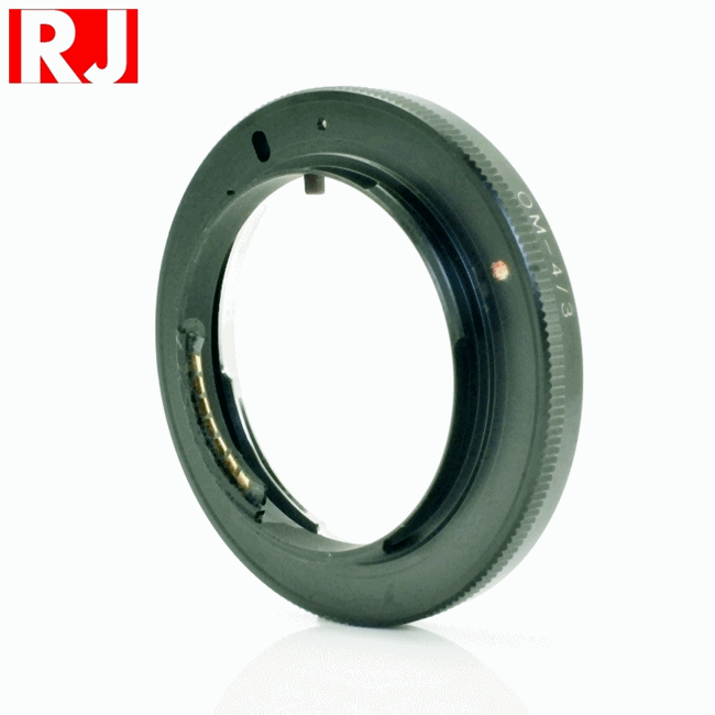 RJ製造鏡頭轉接環 OM-OM43(含合焦晶片)