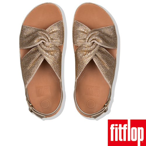 FitFlop TWISS CRYSTAL BACK-STRAP-金鉑色