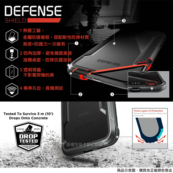 DEFENSE 刀鋒極盾II Samsung Galaxy S9 耐撞擊手機殼(豔情紅)