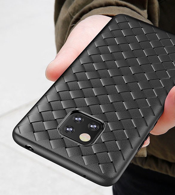 透明殼專家 華為Mate20 Pro菱格編織 全包覆散熱殼