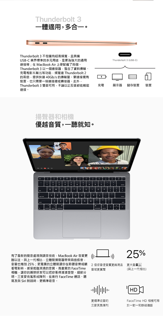 (無卡12期)全新Apple MacBook Air 13吋/i5/8G/128G組合