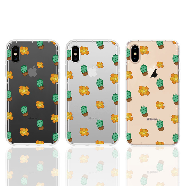 反骨創意 APPLE 全系列 彩繪防摔手機殼-歪瘋系列(仙人掌)