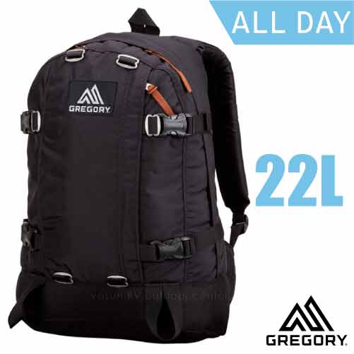 GREGORY ALL DAY 日系雙肩休閒後背包22L_黑