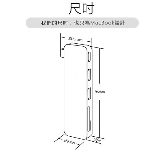 CyberSLIM TCU3H-R 多功能五合一擴充槽