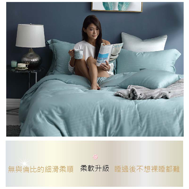 LASOL睡眠屋-100%奧地利天絲 雙人兩用被床包四件組lasol經典原色