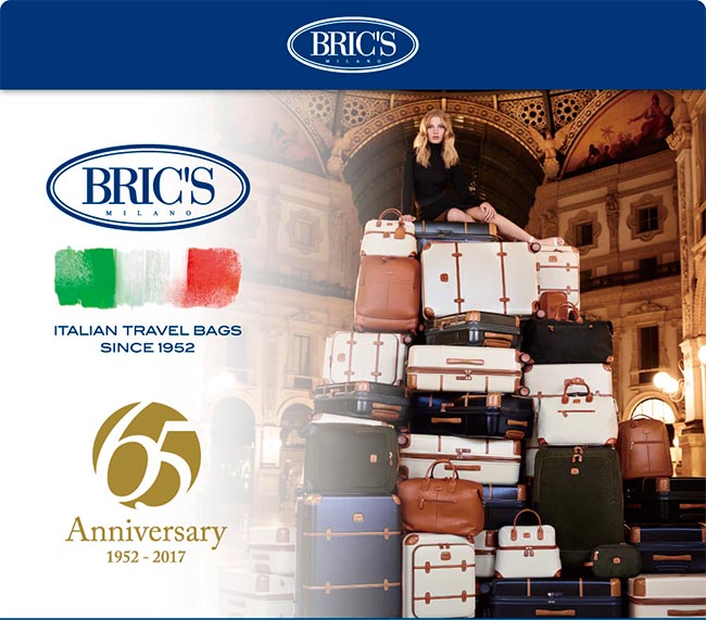 BRICS 義大利經典款 27吋 防潑水拉鍊箱 藍色 飛機輪
