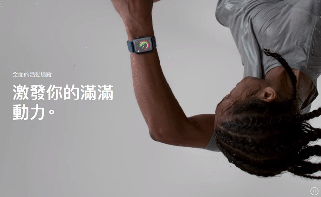 Apple Watch S4 LTE 40mm 不鏽鋼錶殼搭配白色運動型錶帶