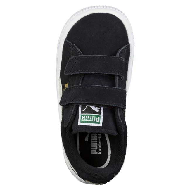 PUMA-Suede 2 straps PS孩童鞋-黑色