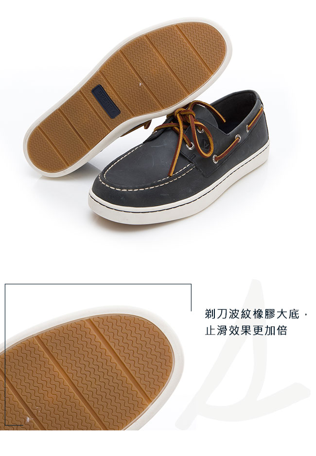 SPERRY 紳士風尚時尚經典帆船鞋(男)-海軍藍