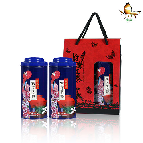 蝶米家 頂級東方美人茶禮盒(75g/罐，2罐/盒)