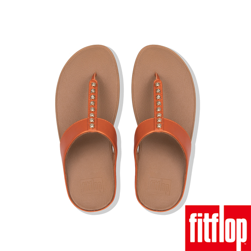 FitFlop FINO夾腳涼鞋橙色