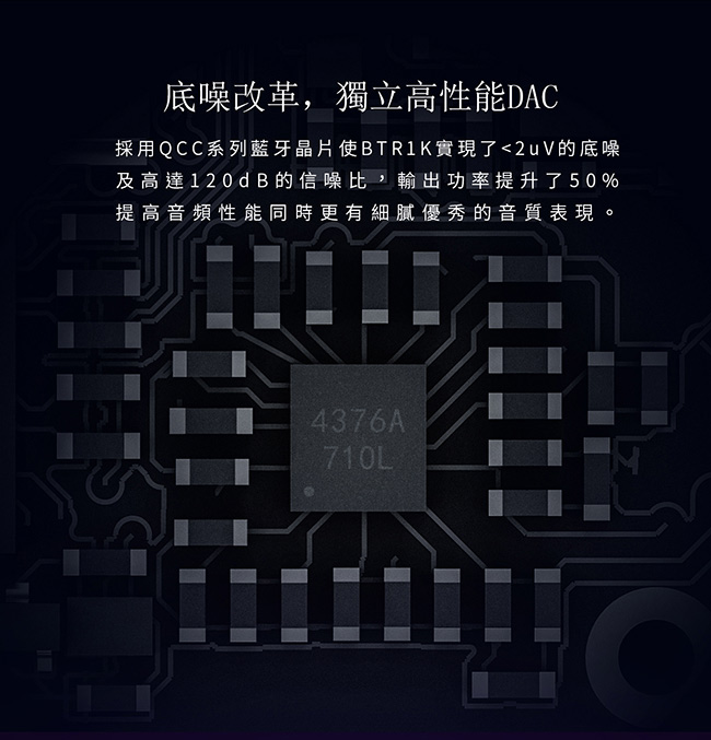 FiiO Hi-Fi DAC解碼隨身藍牙音樂接收器(BTR1K)