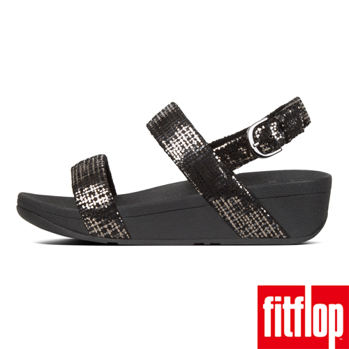 FitFlop CHAIN PRINT後帶涼鞋黑色