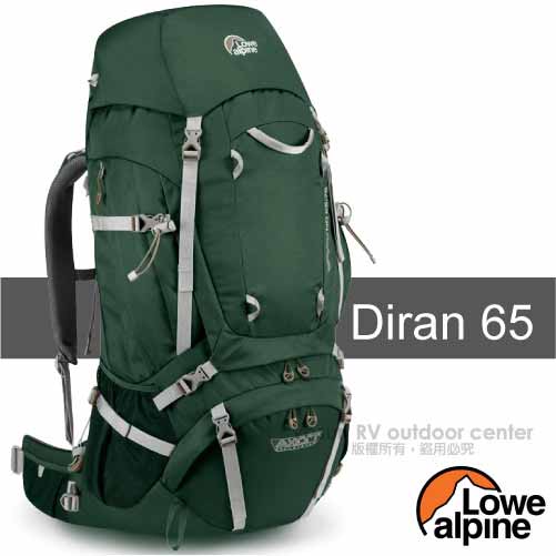 英國 LOWE ALPINE 新款 Diran 65-75 輕量登山健行背包_鱷魚綠