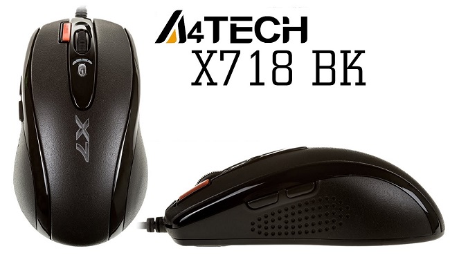 【A4 TECH 雙飛燕】X-718BK 火力王遊戲滑鼠