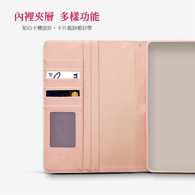 iPad mini 2019 (7.9吋) 側掀式磁扣蠶絲紋平板皮套 3色