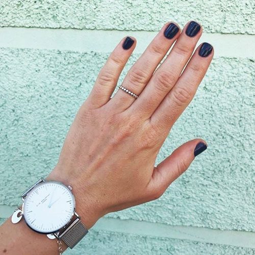 Elie Beaumont 英國時尚手錶 牛津米蘭錶帶系列 白錶盤x銀色錶帶錶框38mm