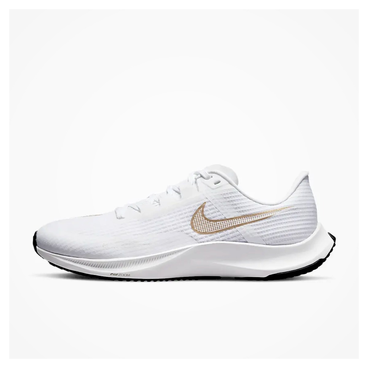 NIKE AIR ZOOM RIVAL FLY 3男輕量透氣避震慢跑鞋-白金-CT2405100