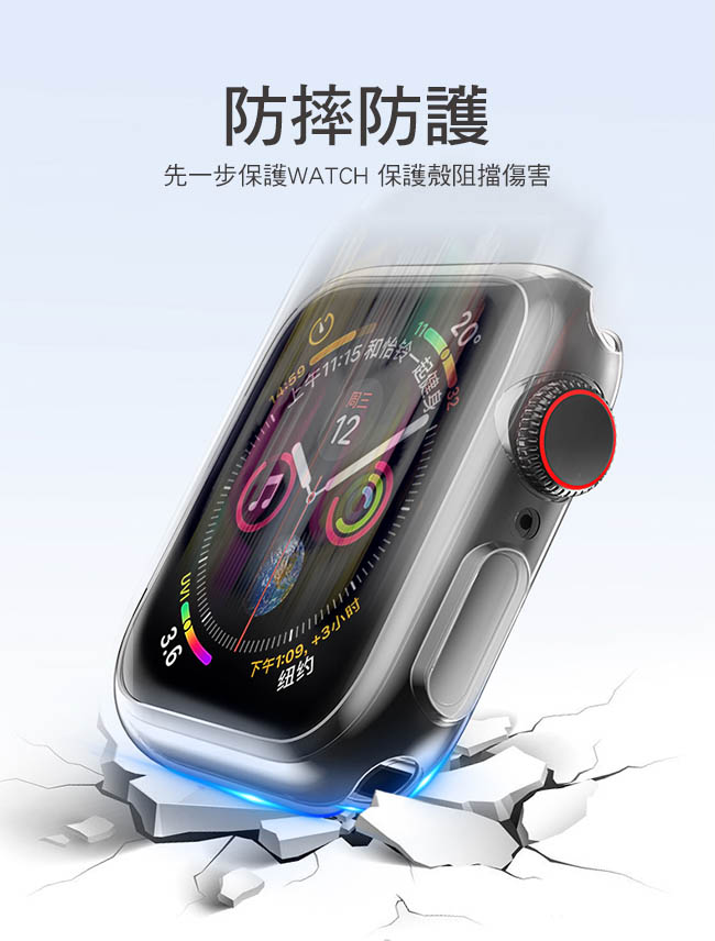 Apple Watch TPU軟質保護殼-40mm/兩色可選