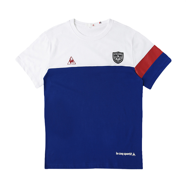 le coq sportif 法國公雞牌短袖T恤 男-寶藍