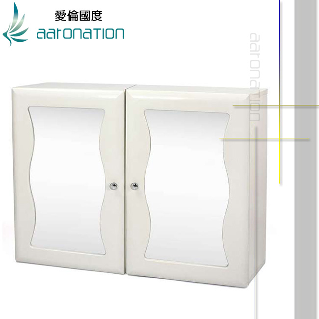 Aaronation 安全防爆玻璃浴鏡/雙門鏡櫃 -GU-C1010WAX2
