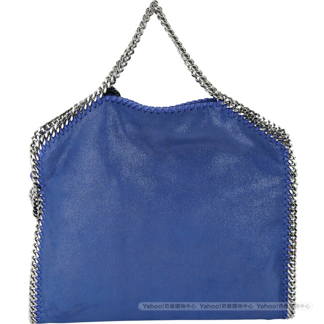 Stella McCartney Falabella Shaggy 鍊帶兩用包(寶藍色)