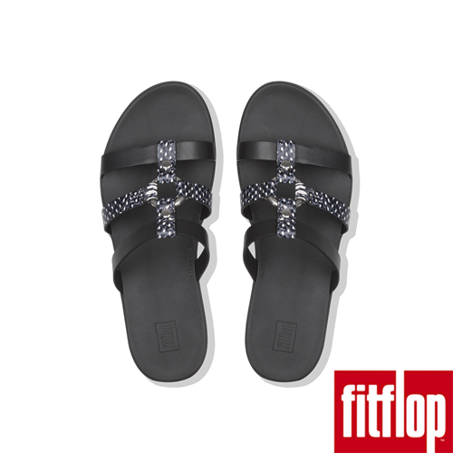 FitFlop HOOPLA羅馬涼鞋黑色