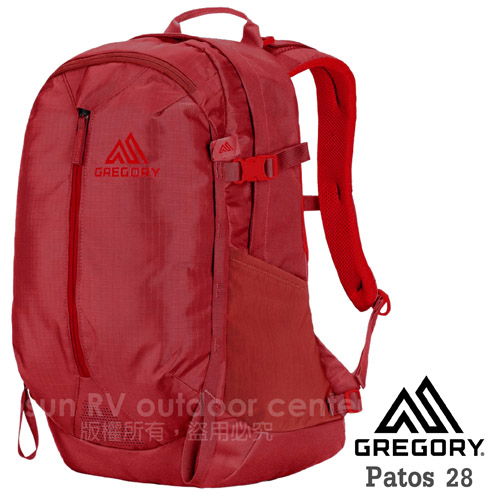 GREGORY 新款 Patos 28L 多功能減震型透氣登山後背包_紅褐