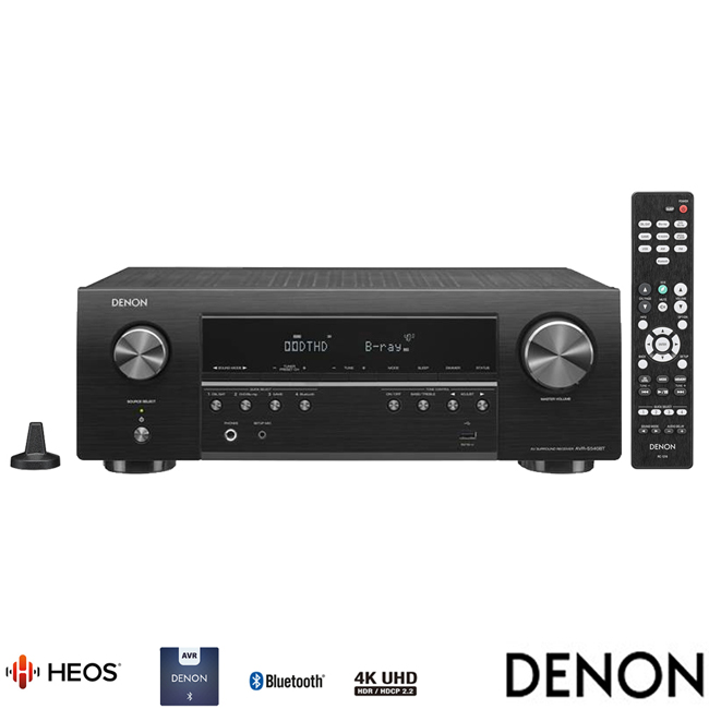 DENON 5.2聲道 4KUHD AV環繞擴大機 AVR-S540BT