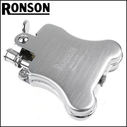 RONSON Banjo系列燃油打火機-緞銀款