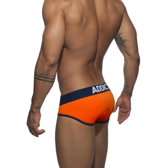 西班牙ADDICTED SWIMDERWEAR泳褲/休閒二合一機能三角褲(橙色)