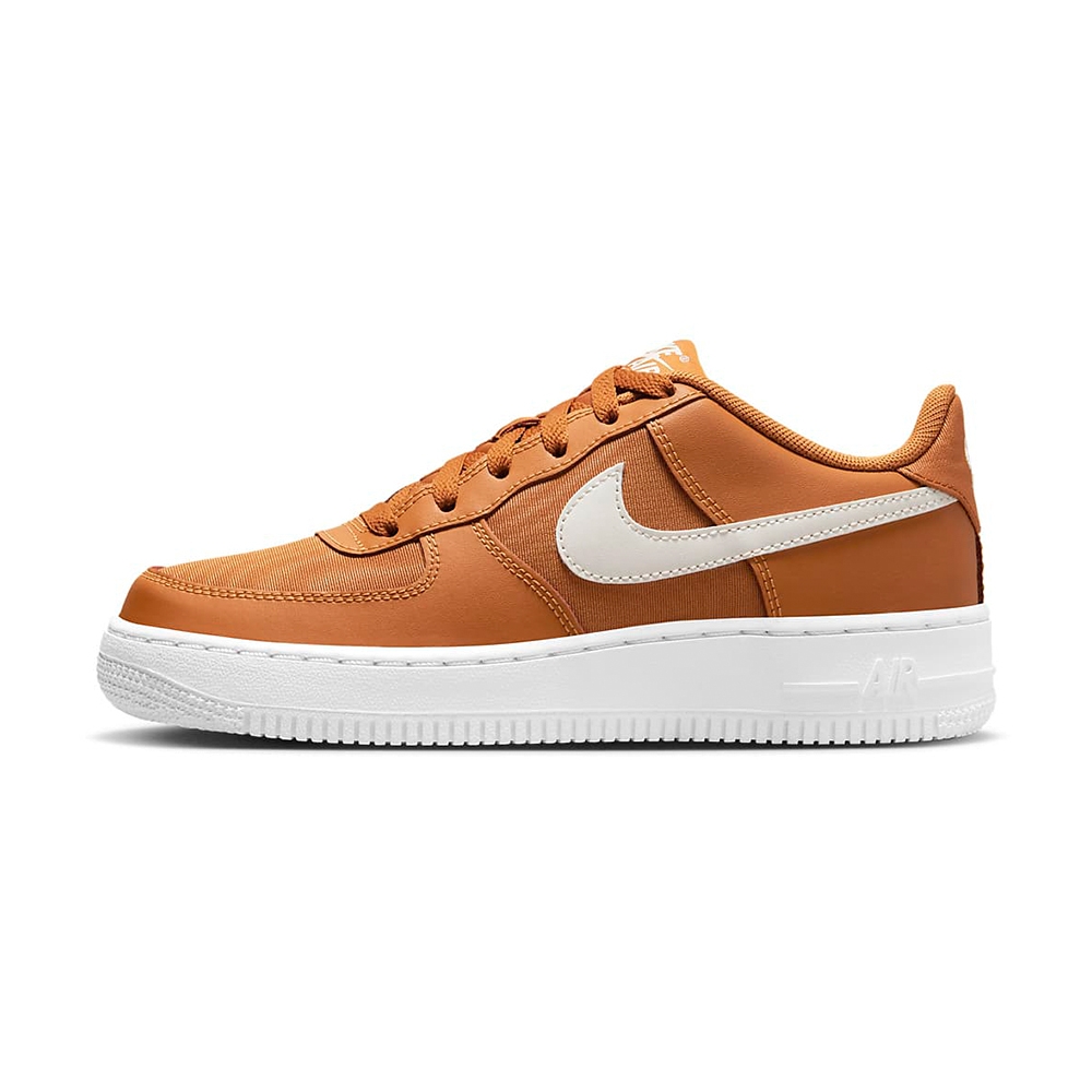 Nike Air Force 1 LV8 2 女鞋大童橘棕色低筒經典運動休閒休閒鞋DX1656