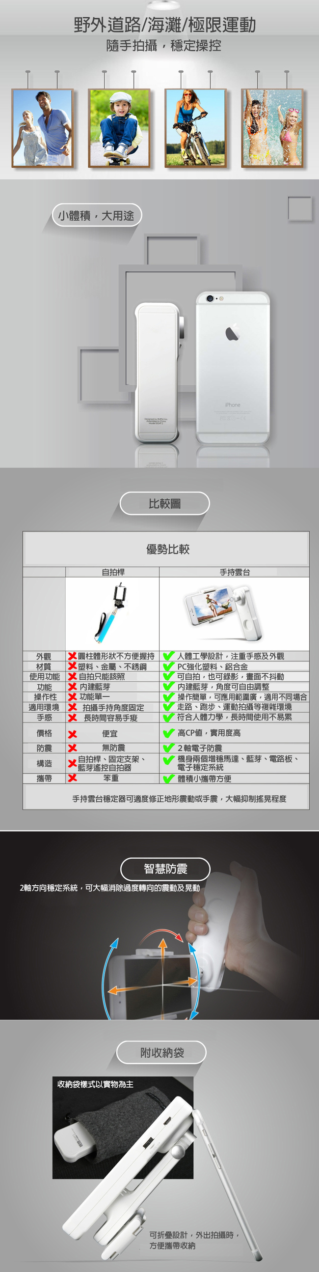 IS-CAM S2手機攝影雙軸穩定器