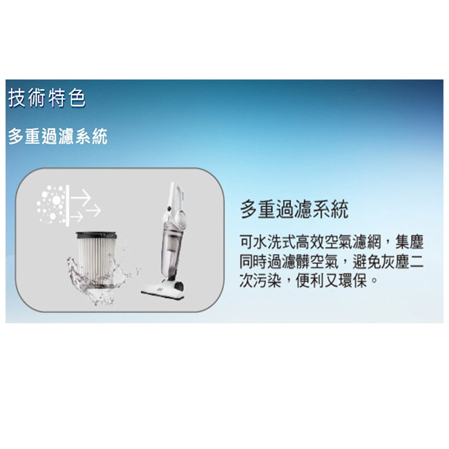 CHIMEI 奇美 VC-SA1PH0 手持直立兩用HEPA吸塵器