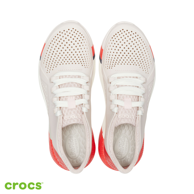 Crocs 卡駱馳 (女鞋) LiteRide撞色女士步行鞋 205789-6PL