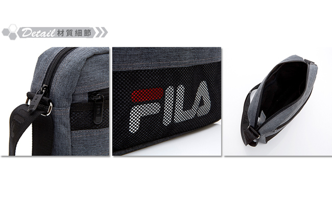 FILA 小型斜肩包-灰色 BMT-1202-GY