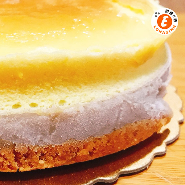 預購-樂活e棧-生日快樂蛋糕-香芋愛到泥乳酪蛋糕(6吋/顆,共2顆)