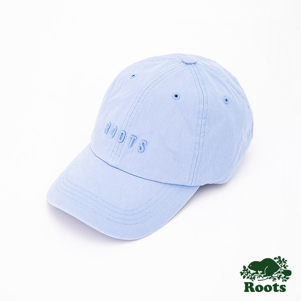 Roots配件- 經典刺繡棒球帽-藍