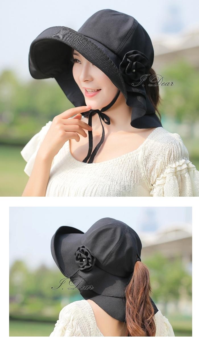 I.Dear-日本UPF500機能防曬雙層護頸遮陽布帽(2色)