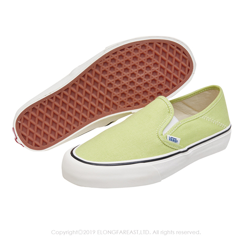 (女)VANS Slip-On SF 經典素色懶人鞋*黃綠