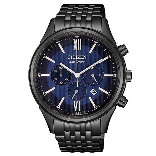 CITIZEN 超質感三眼計時光動能腕錶(CA4415-81L)