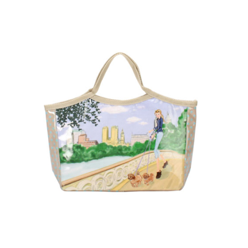 Reiko Aoki青木禮子 Park bridge彩繪托特包-小