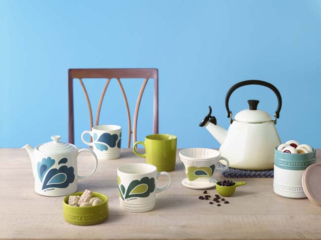 LE CREUSET 瓷器咖啡壺 (孔雀系列)