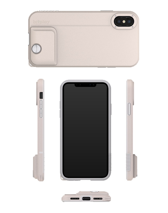 bitplay SNAP! iPhone XS Max專用 全包覆輕量防摔相機殼 拿鐵白