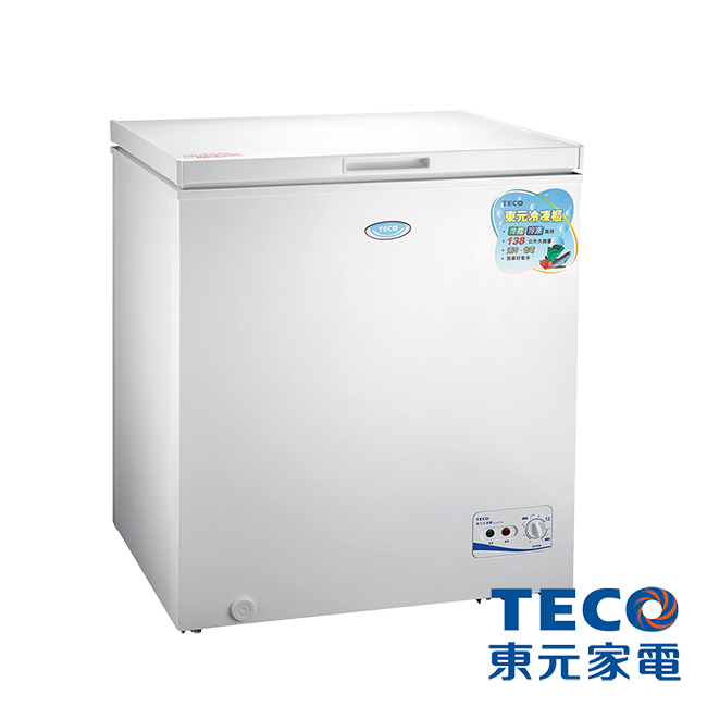 TECO東元 138L 上掀式冷凍櫃 RL1417W