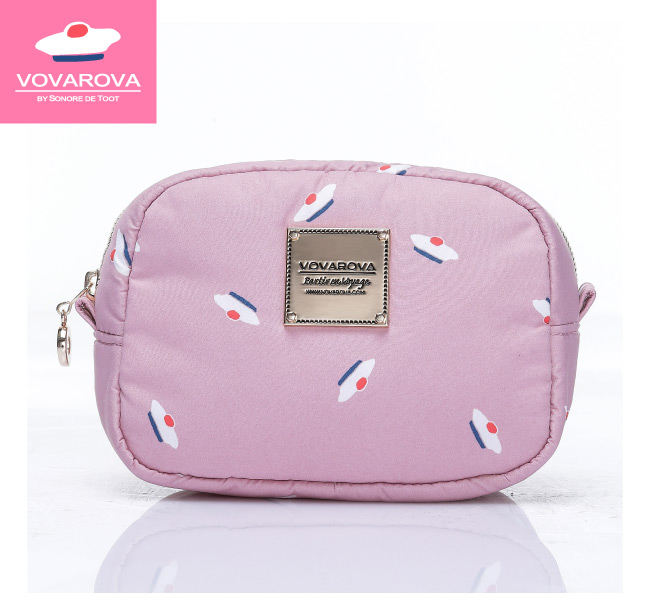 VOVAROVA空氣包-隨身化妝包-French Pom Pom(Pink)