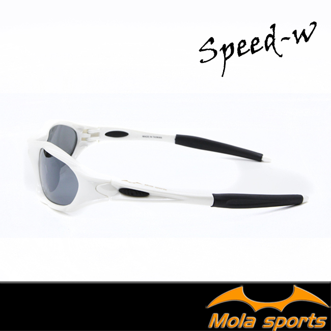 MOLA SPORTS摩拉兒童運動太陽眼鏡 青少年可戴(8-12)白色 自行車 跑步 棒球