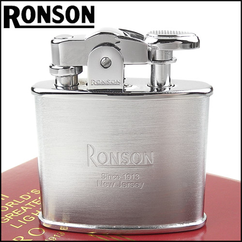 RONSON Standard系列-燃油打火機-緞銀款