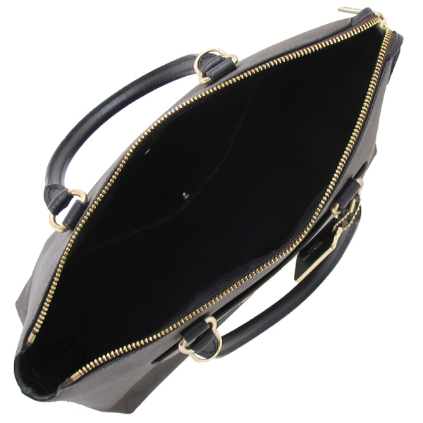 COACH 經典PVC / 手提兩用包(大款/深咖啡)